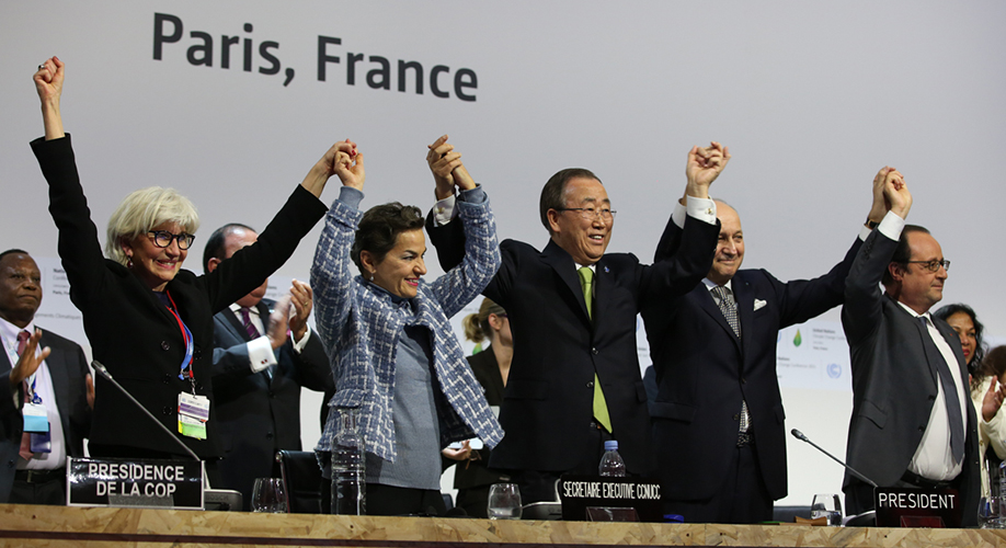 Einigung auf das 1,5°C 2015 in Paris